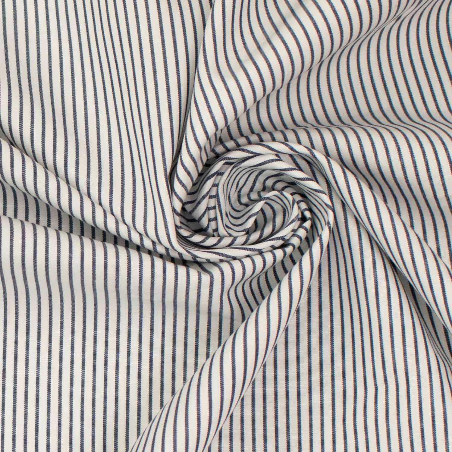 Stripe Shirting 120cm Design-4 Navy