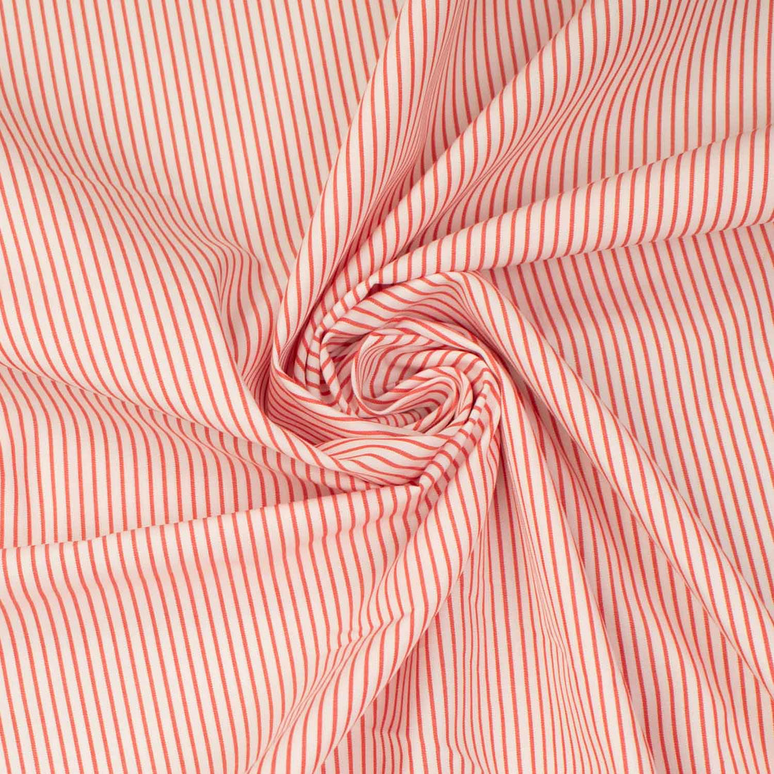 Stripe Shirting 120cm Design-6 Red