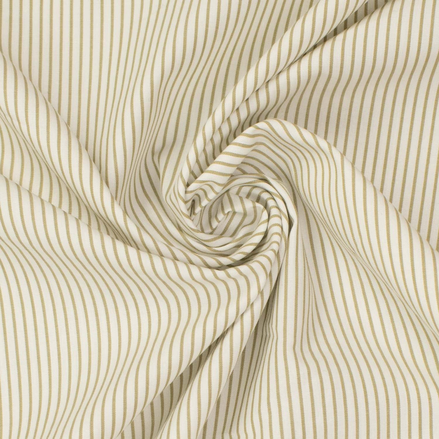 Stripe Shirting 120cm Design-3 Khaki