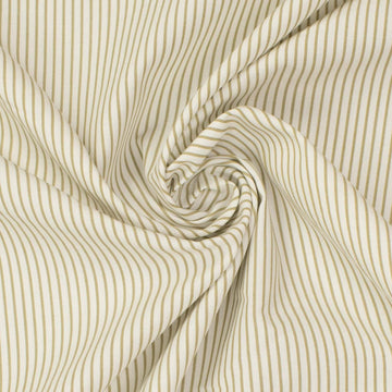 Stripe Shirting 120cm Design-3 Khaki