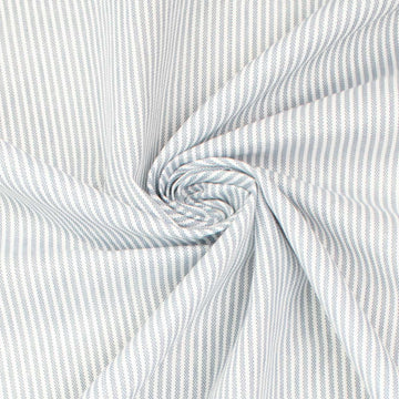Stripe Shirting 150cm Design-11 Light Silver