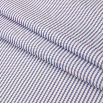 Stripe Shirting 150cm Design-14 Red & Roayl