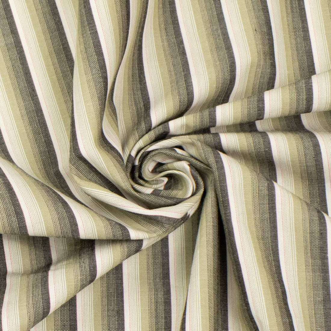 Stripe Shirting 150cm Design-2 Oilve