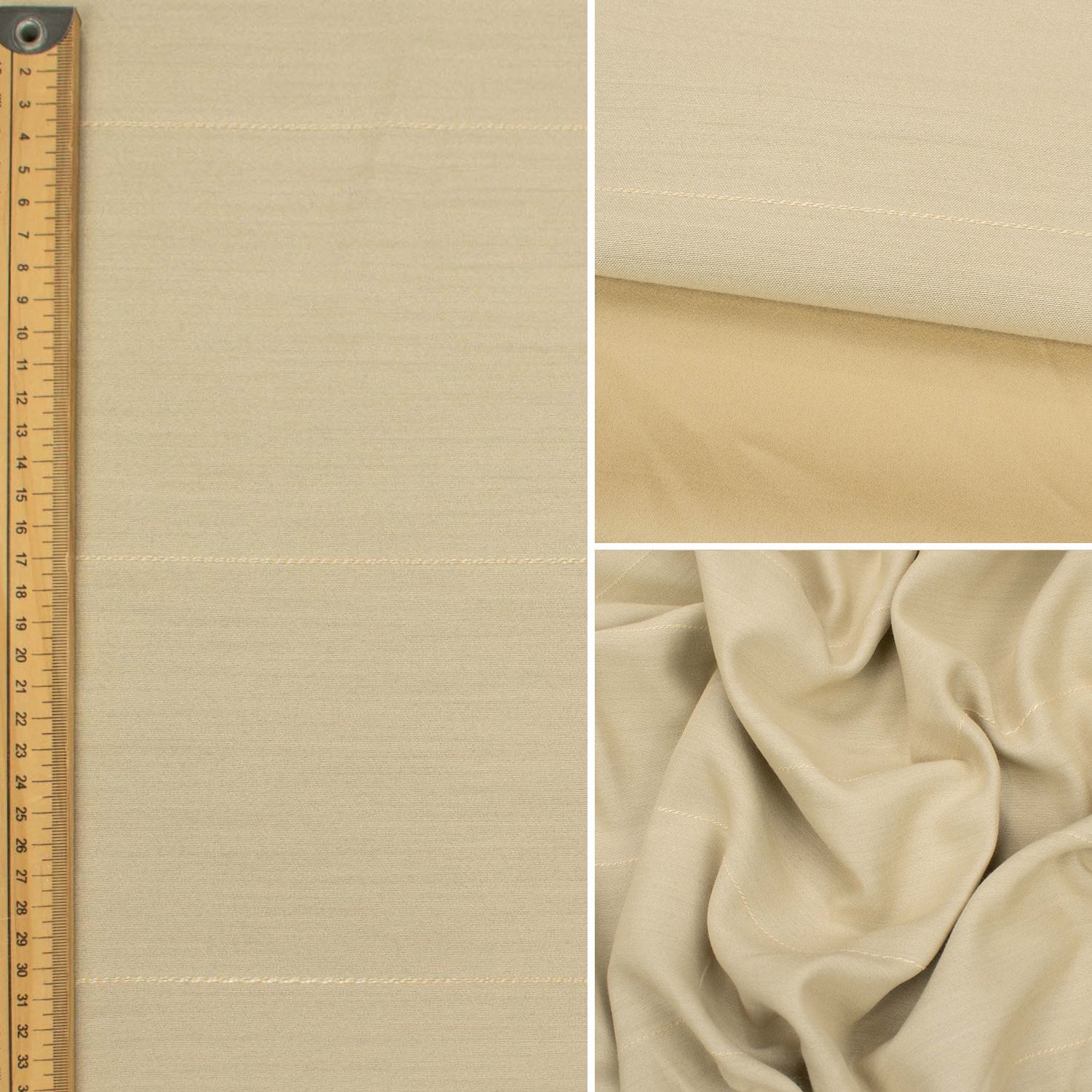 Textured Stripe Softweave Dim-Out Curtaining/Upholstery Fabric