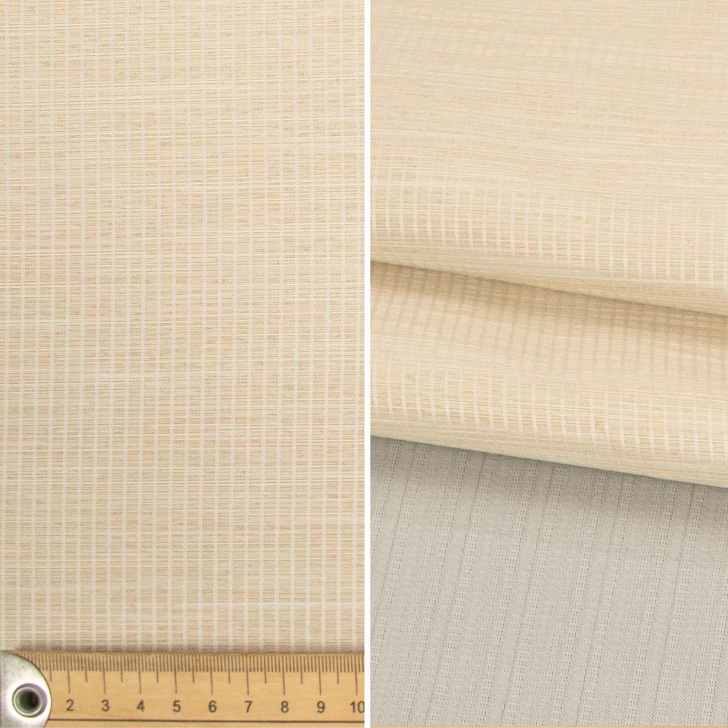 Textured Stripe Softweave Dim-Out Curtaining/Upholstery Fabric