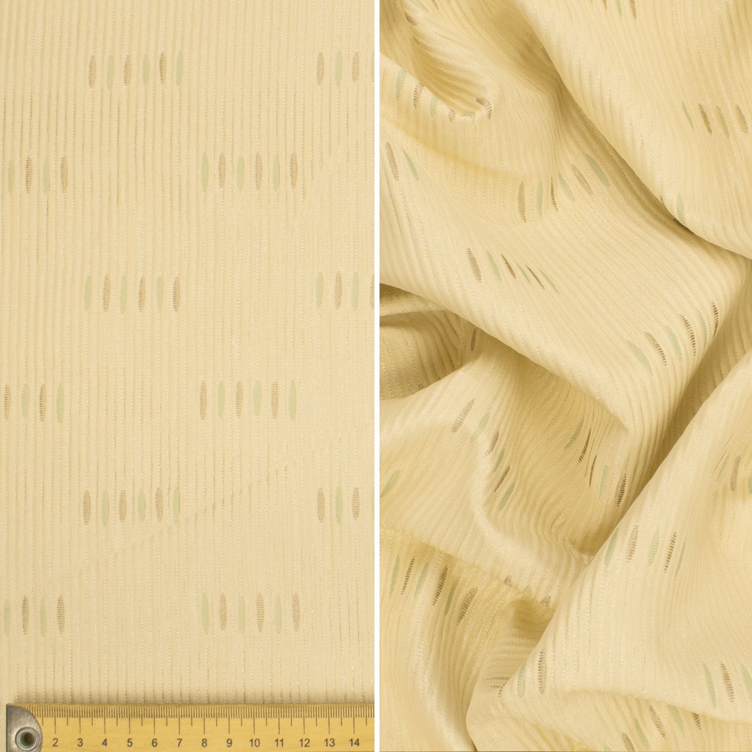 Striped Jacquard Curtaining/Upholstery Fabric