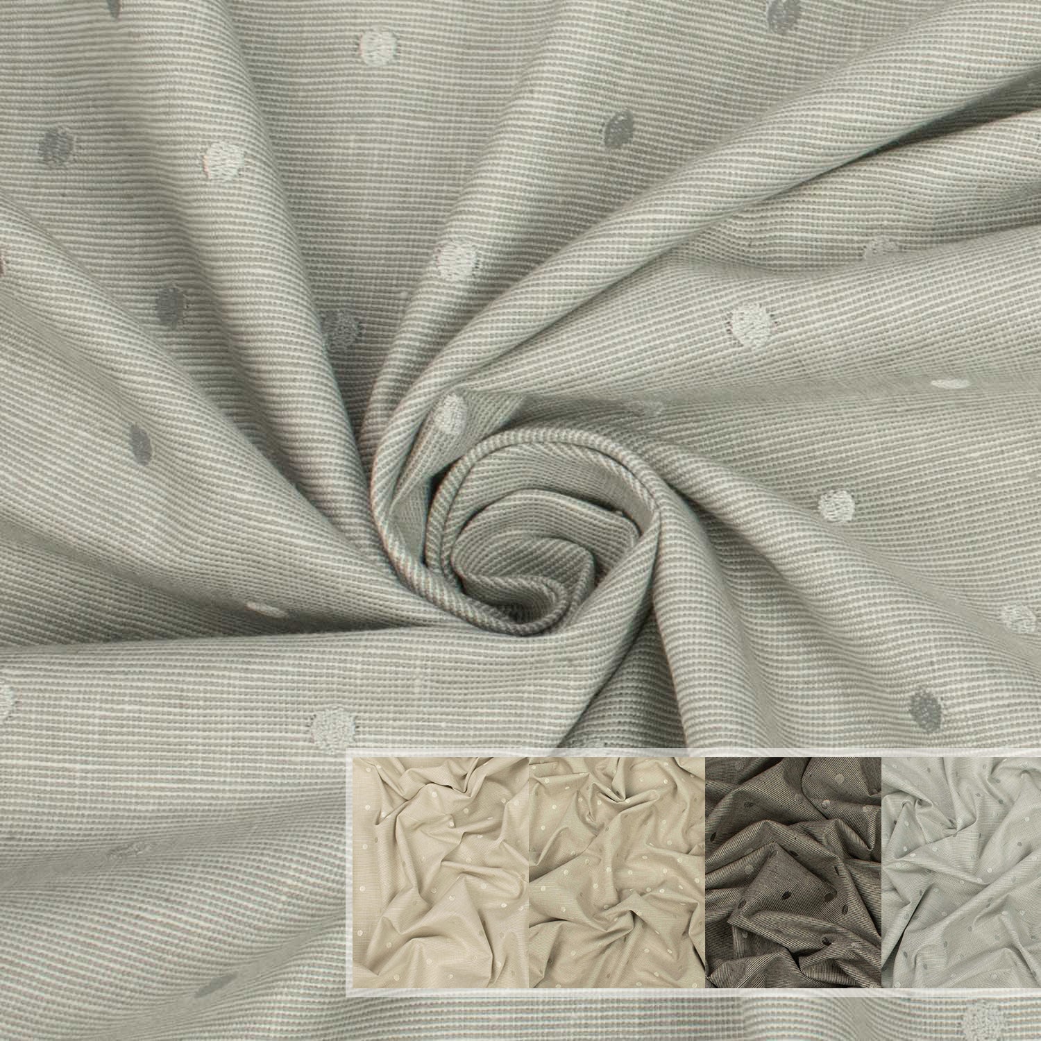 Fabric Design-Stud by Zepel Curtaining/Upholstery Embroidery Spots