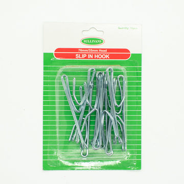 Sullivans 2 Prong Pinch Pleat Slip in Curtain Hooks 35mm 10Pcs
