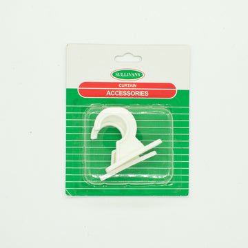 Sullivans Curtain Centre Rod Support Bracket For 16mm Rods White