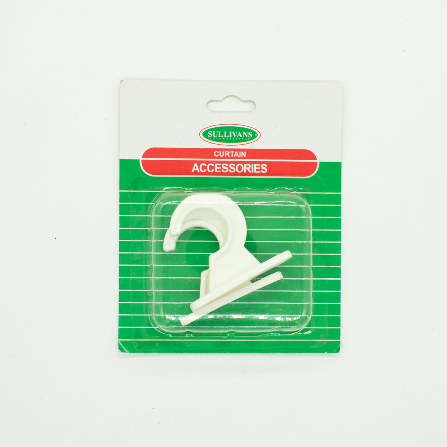 Sullivans Curtain Centre Rod Support Bracket For 16mm Rods White