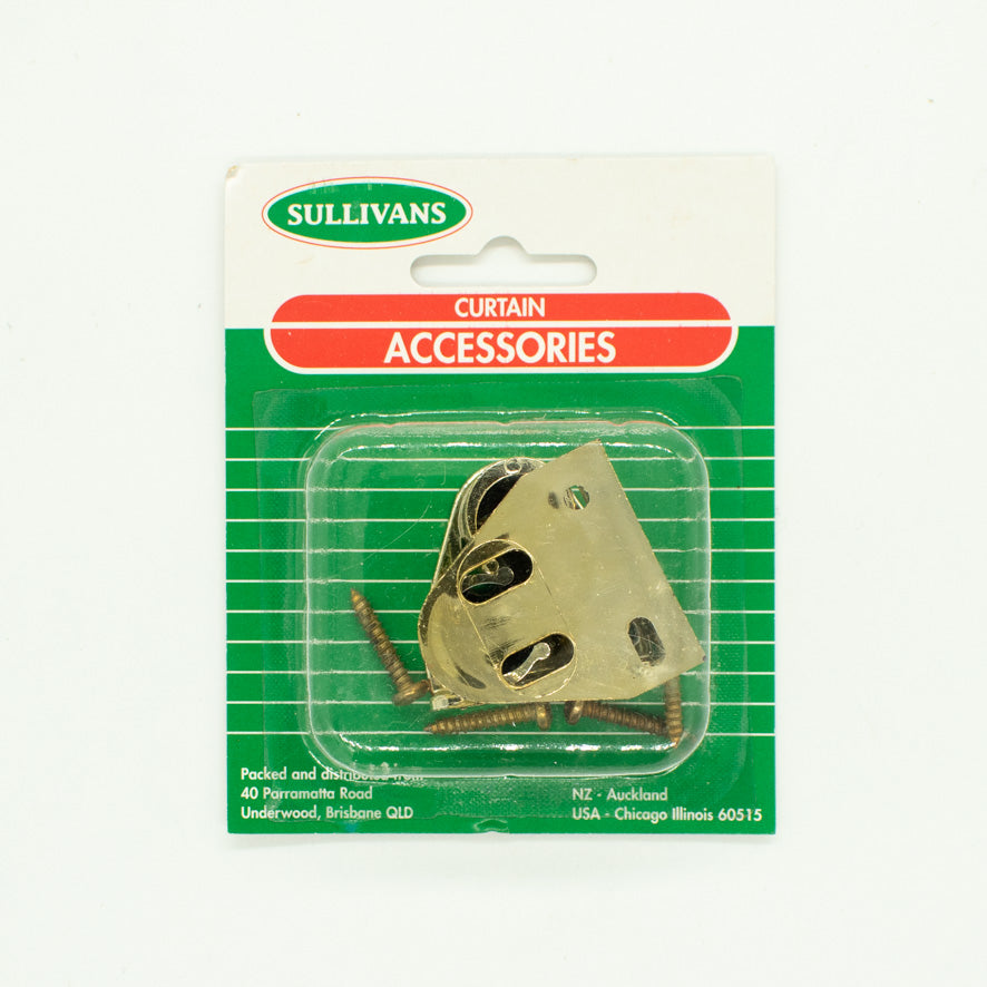 Sullivans Curtain Plastic Muslin Bracket - Gold 16mm