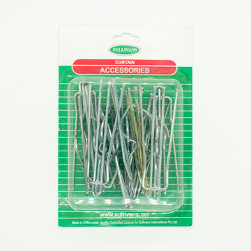 Sullivans 4 Prong Duplex Curtain Hook 19mm Heading 10pcs