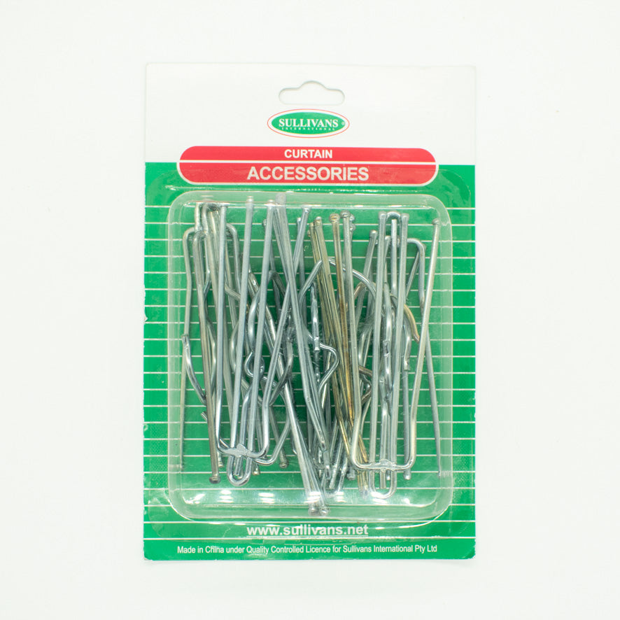Sullivans 4 Prong Duplex Curtain Hook 19mm Heading 10pcs
