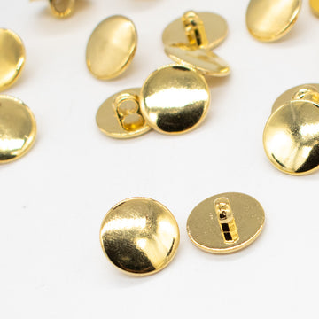 Gold Plastic Shank Button