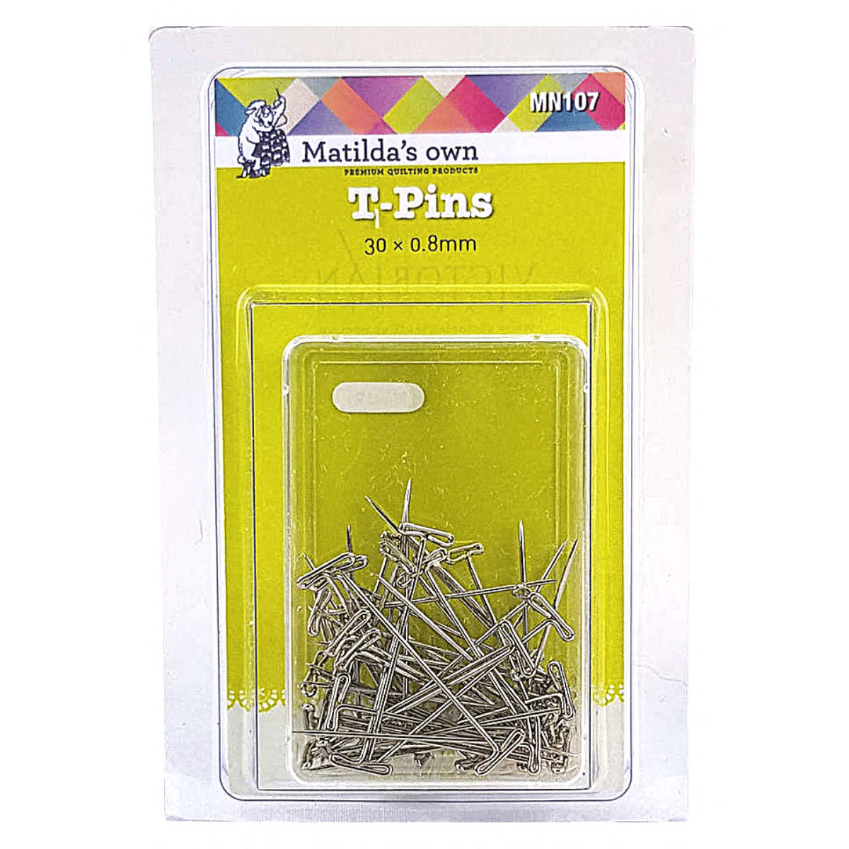 Matilda's Own T-Pins 30mm x 0.8mm