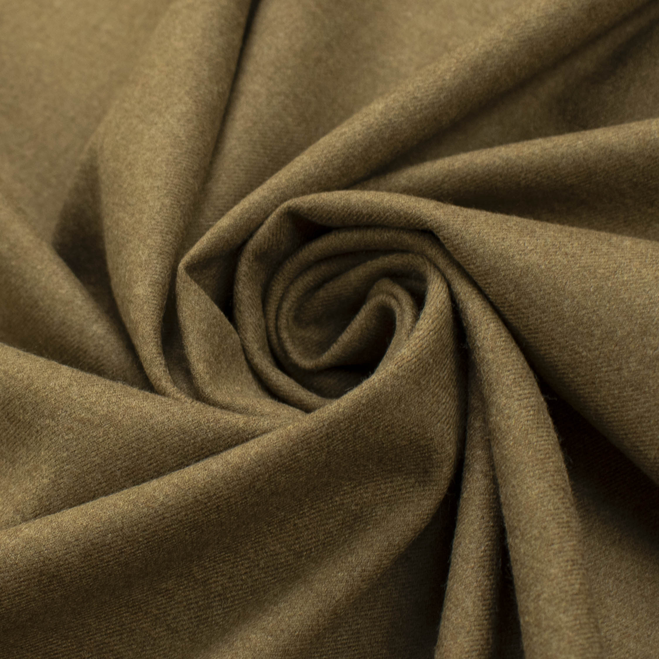 Brown Japanese Nikkei Slight Stretch Wool Twill Suiting