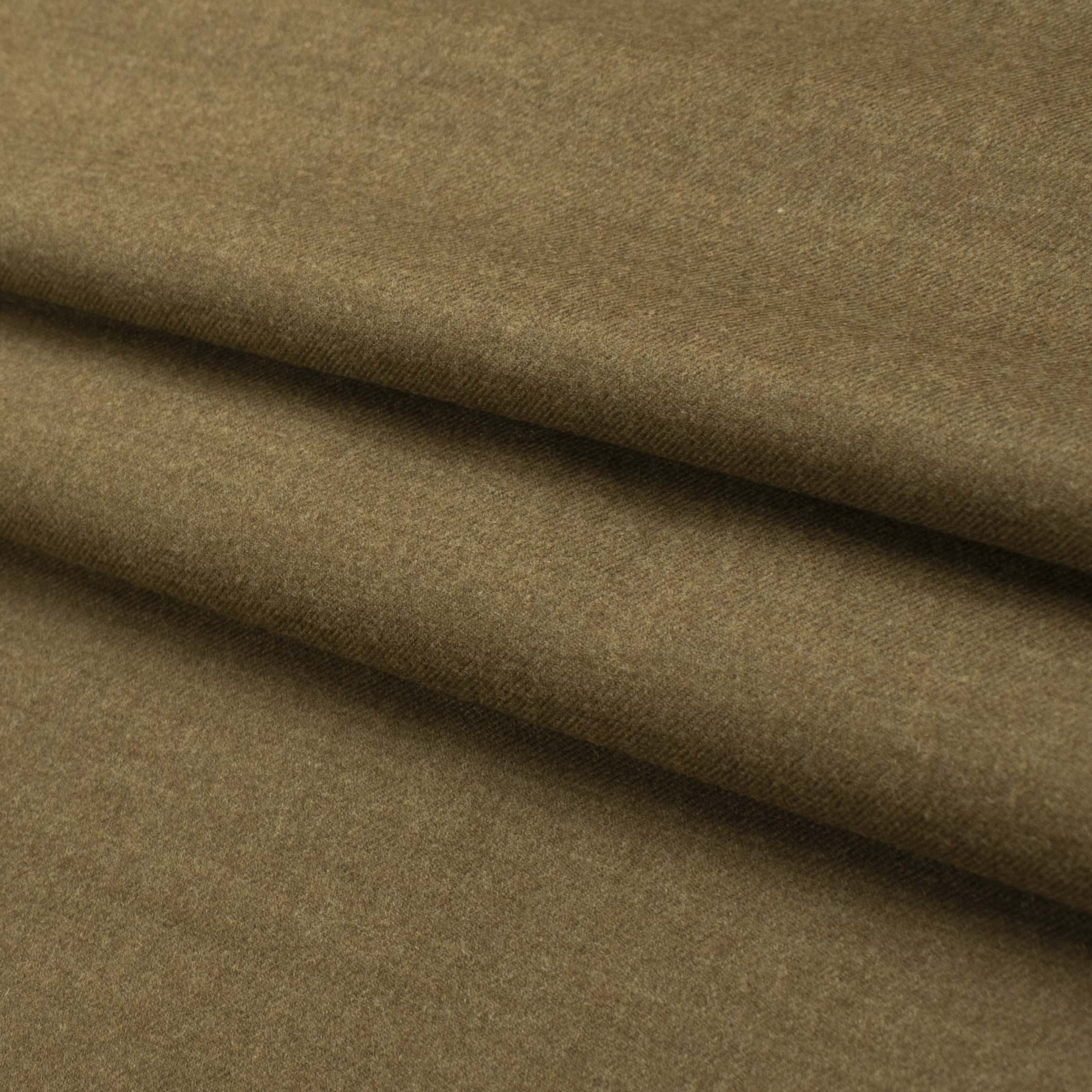 Brown Japanese Nikkei Slight Stretch Wool Twill Suiting