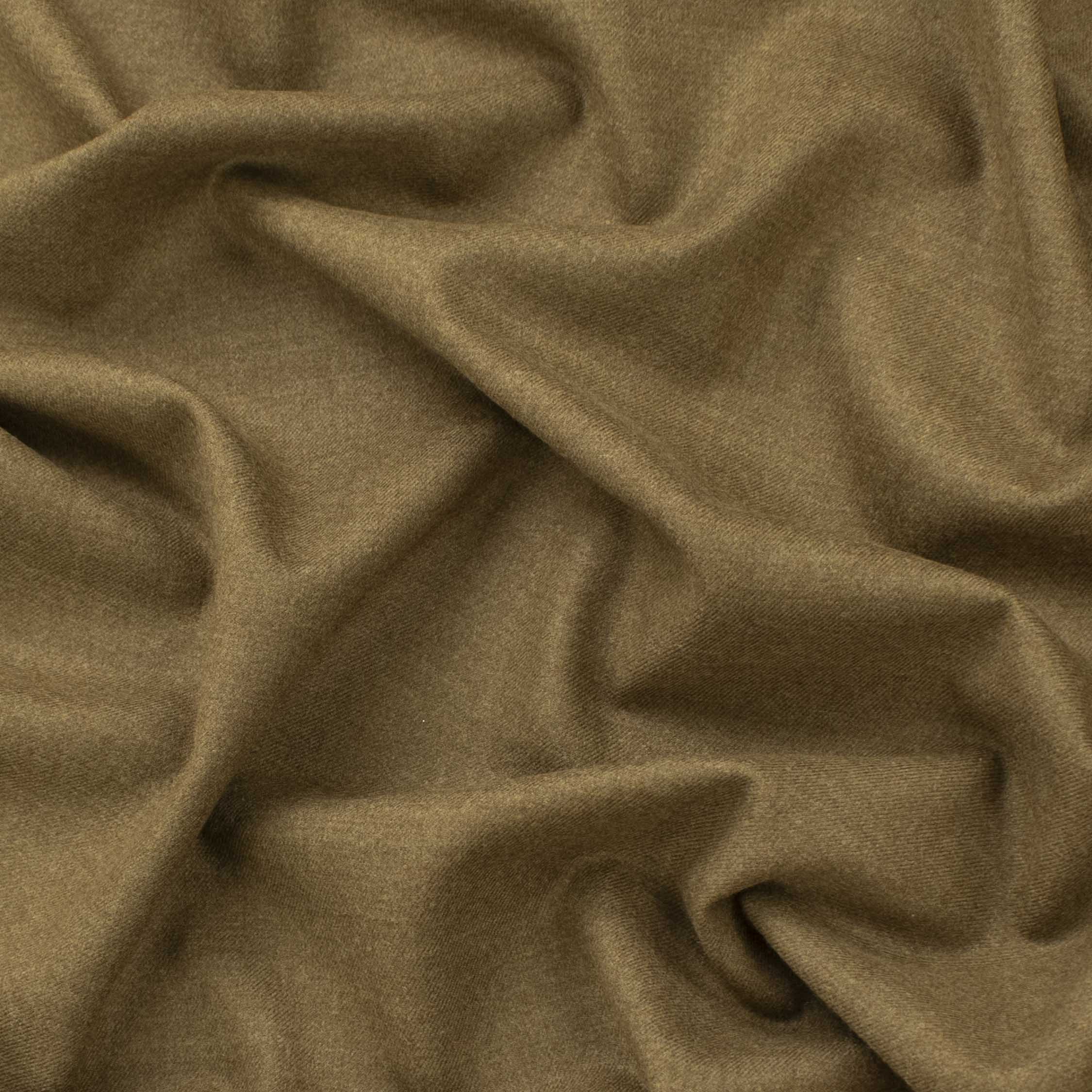 Brown Japanese Nikkei Slight Stretch Wool Twill Suiting