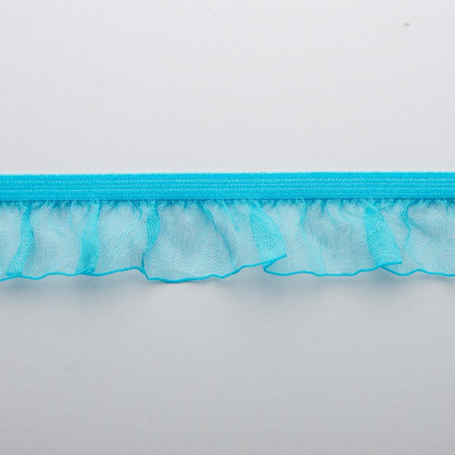 Frilled Organza Elastic Lace Trim 25mm - Design 1