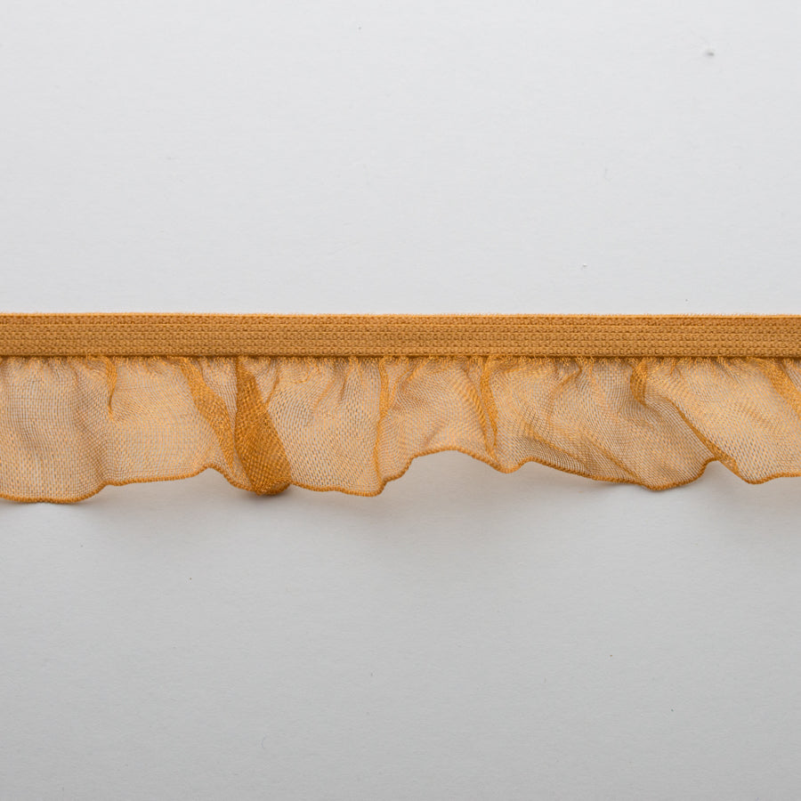 Frilled Organza Elastic Lace Trim 25mm - Design 1