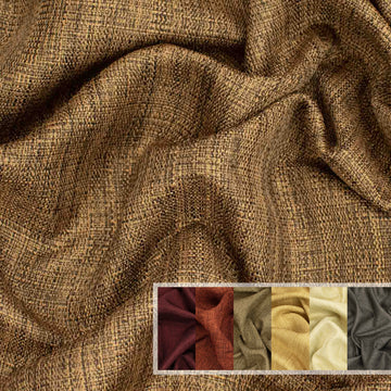 Linen Look Woven Textured Curtaining/Upholstery Canvas