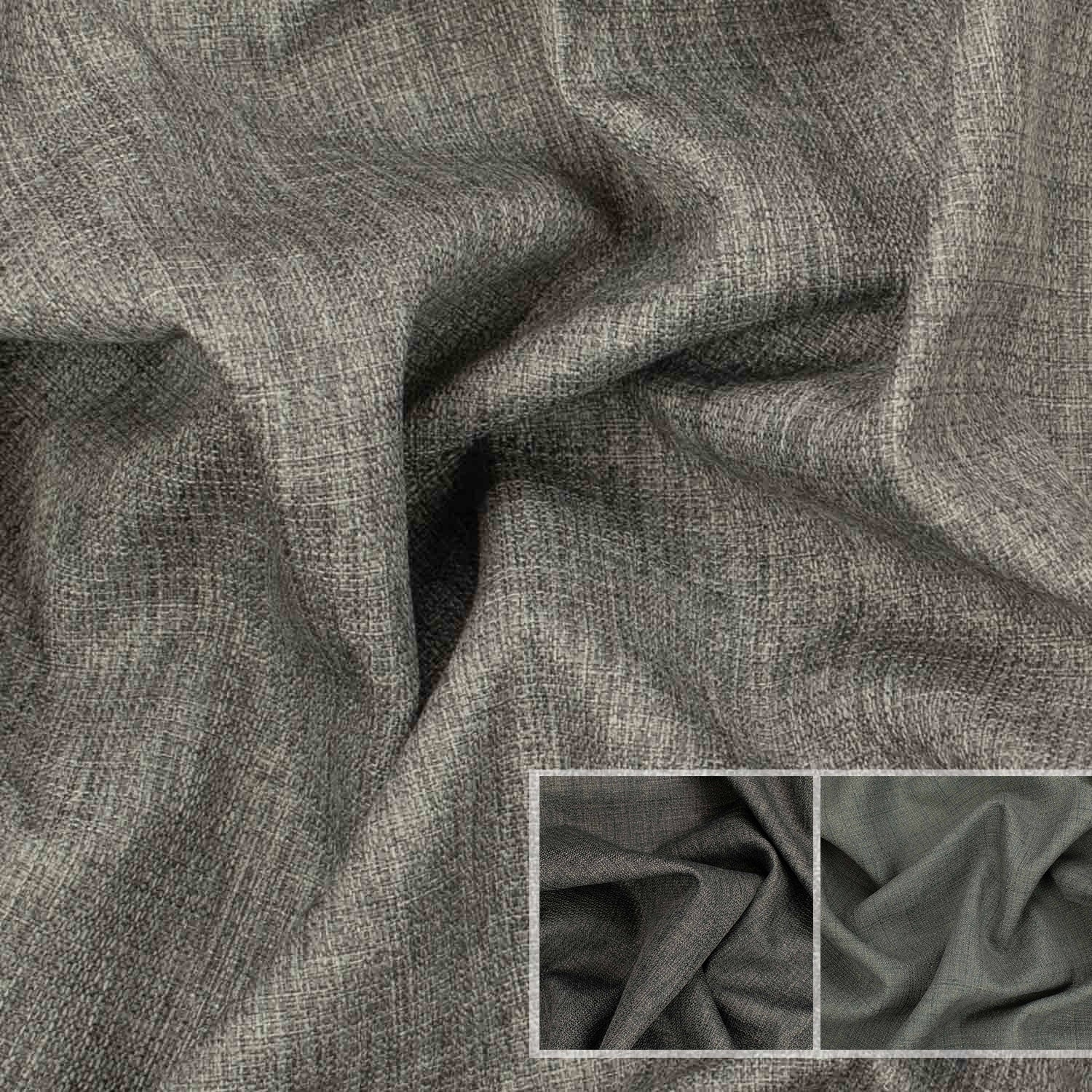 California by Zepel Upholstery Linen Look Woven Textured Canvas