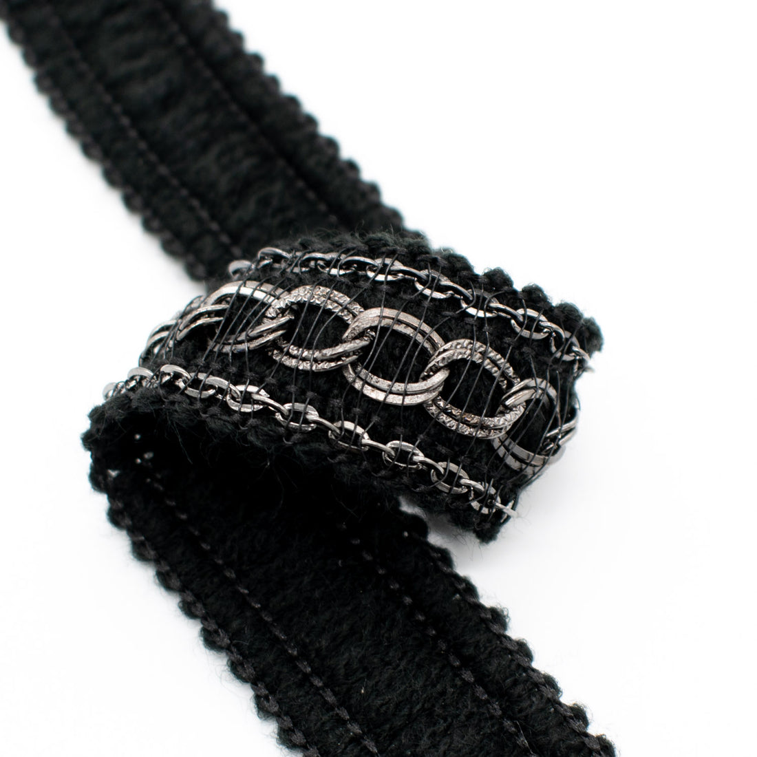 Simplicity Black Triple Chain Trim 22mm