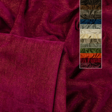 Triumph by Zepel - Curtaining/Upholstery Glitter Textured Heavy Chenille Canvas