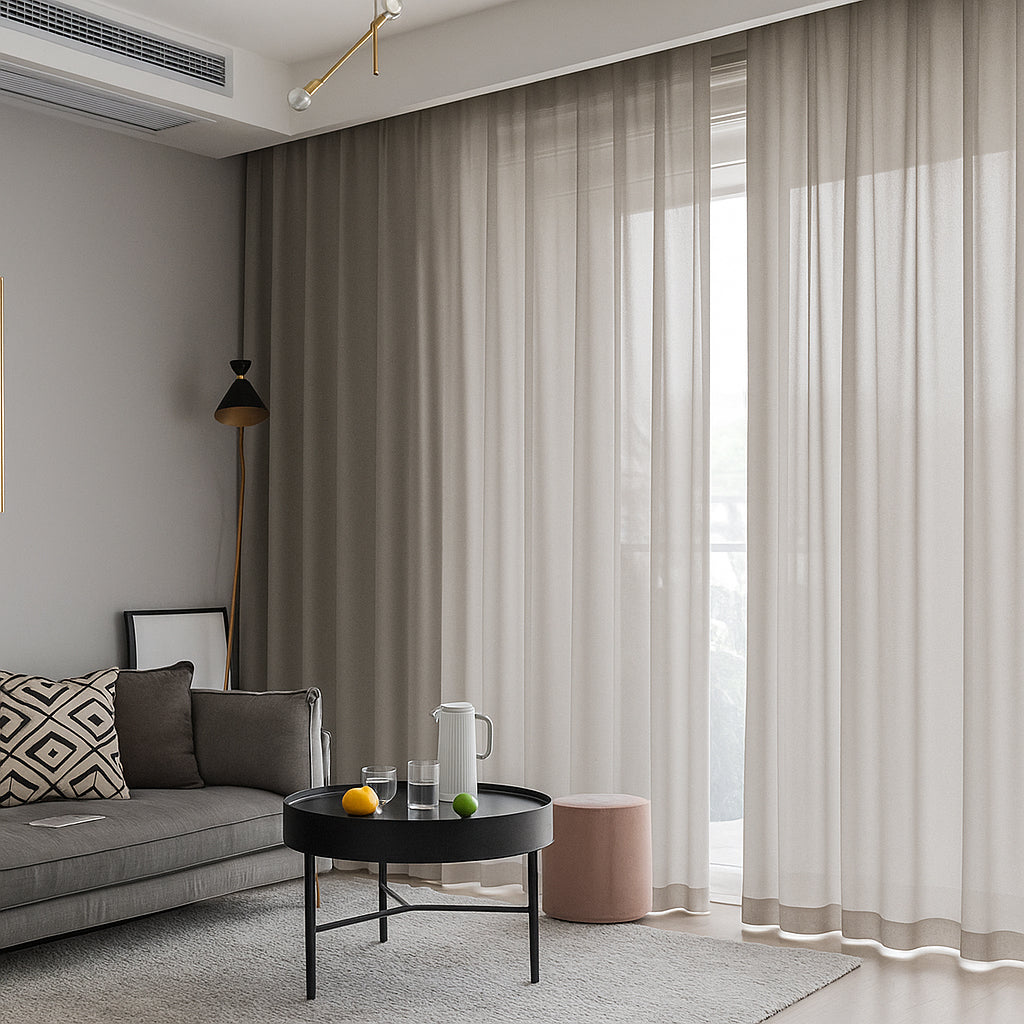 305cm Turkish Premium Quality Voile/Sheer Curtaining Fabric