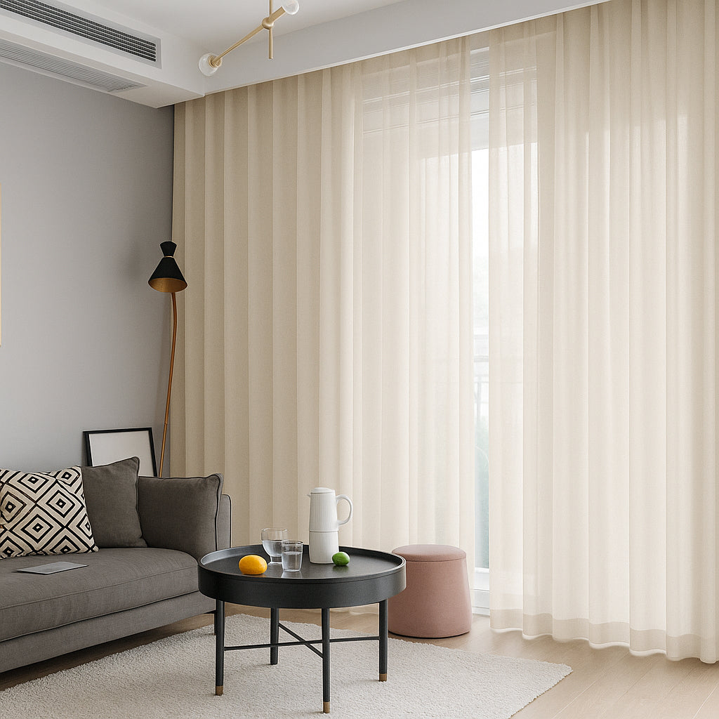 305cm Turkish Premium Quality Voile/Sheer Curtaining Fabric