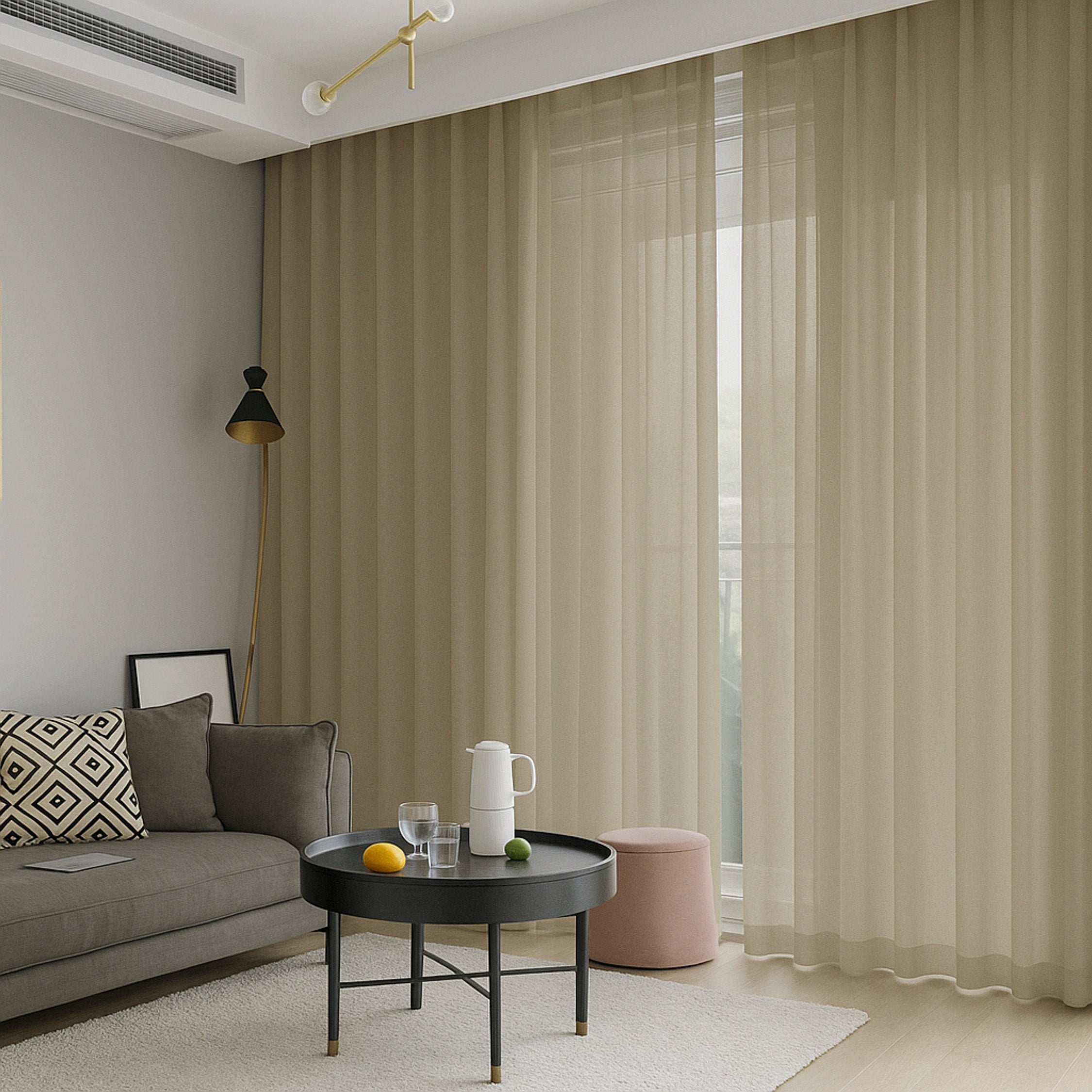 305cm Turkish Premium Quality Voile/Sheer Curtaining Fabric