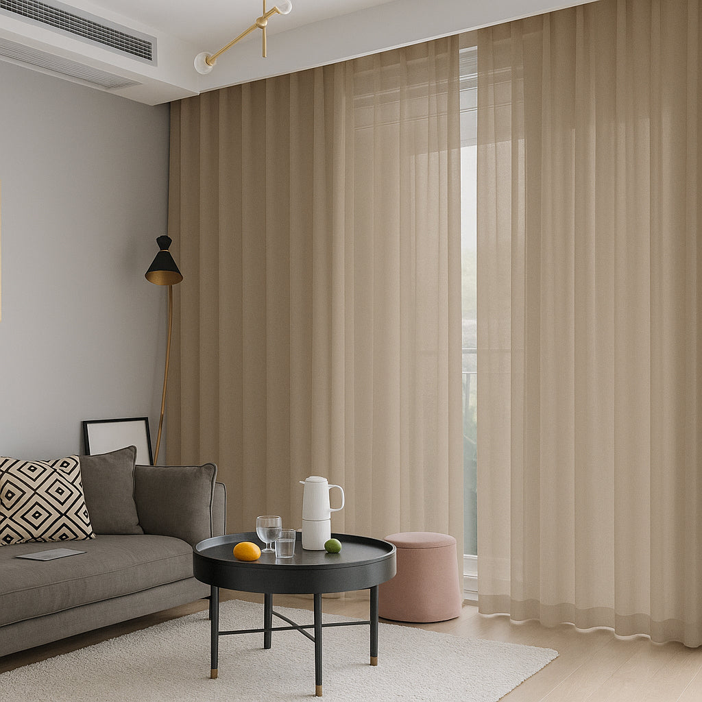305cm Turkish Premium Quality Voile/Sheer Curtaining Fabric