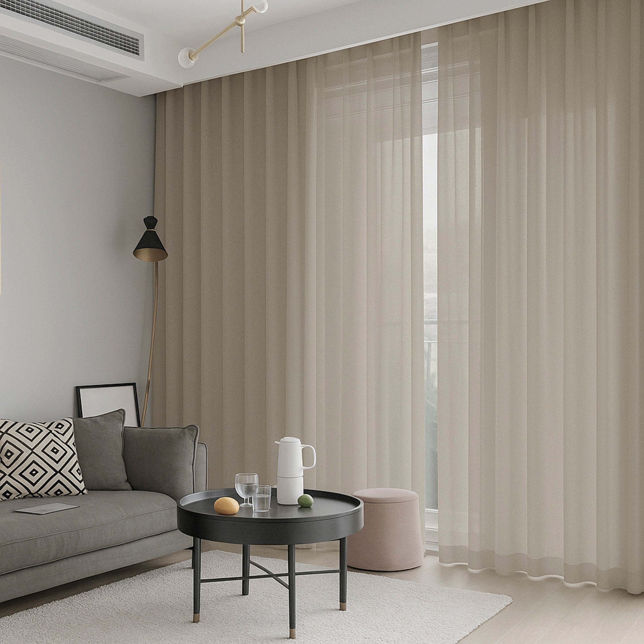 305cm Turkish Premium Quality Voile/Sheer Curtaining Fabric