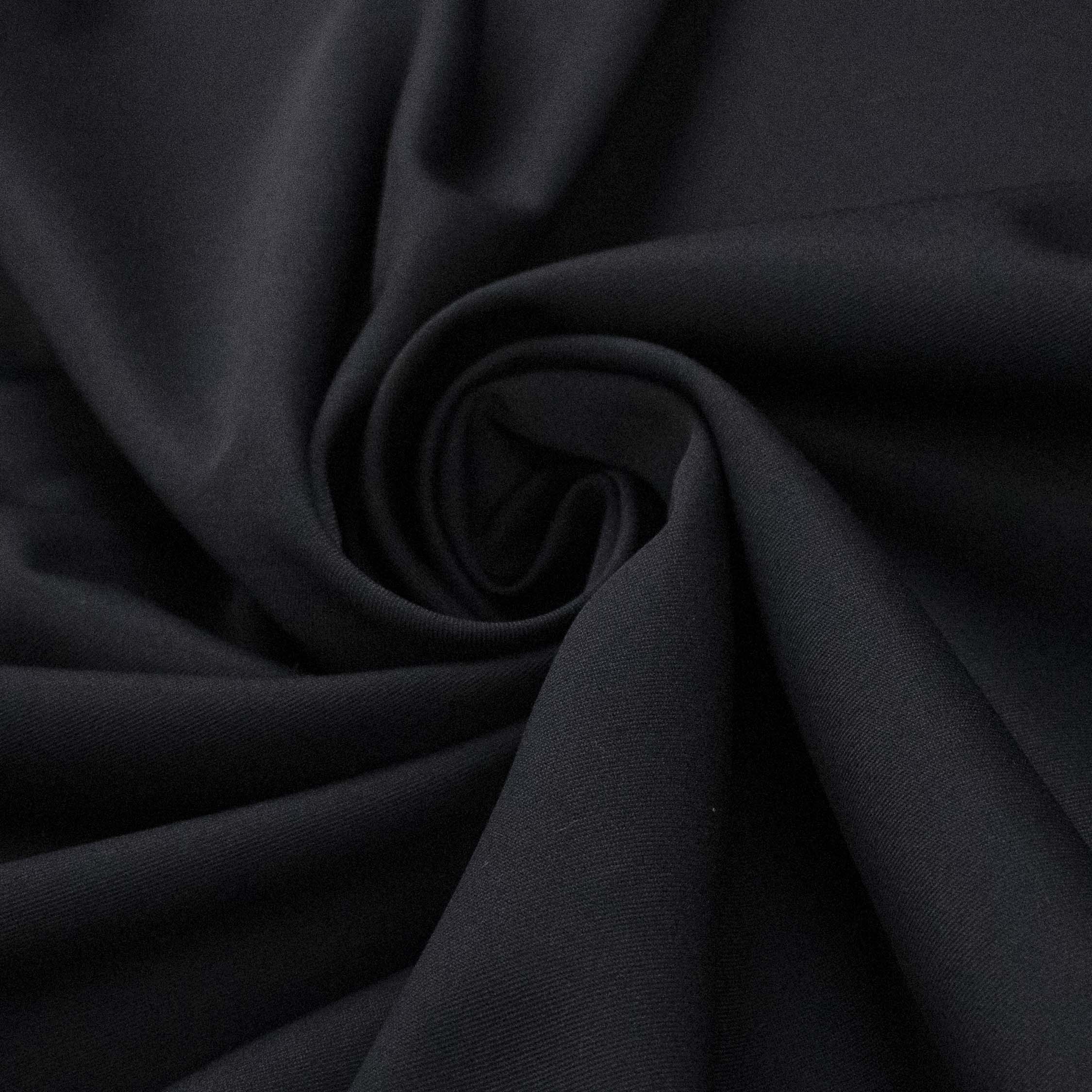 Japanese Twill Suiting Light to Medium Weight Design-15 Dark Navy