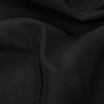 Japanese Ribbed Twill Suiting Light Weight Design-22 Black