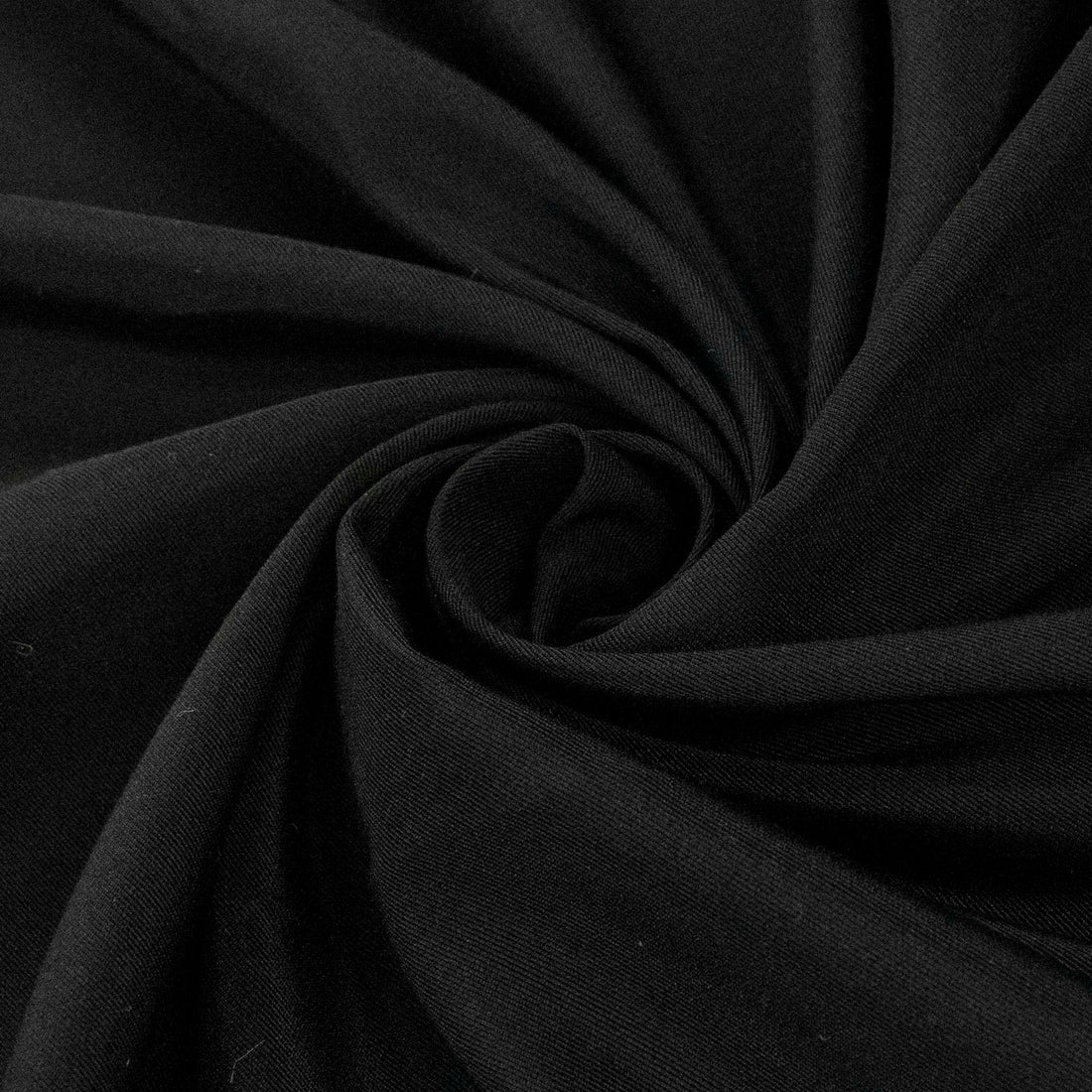 Japanese Ribbed Twill Suiting Light Weight Design-22 Black