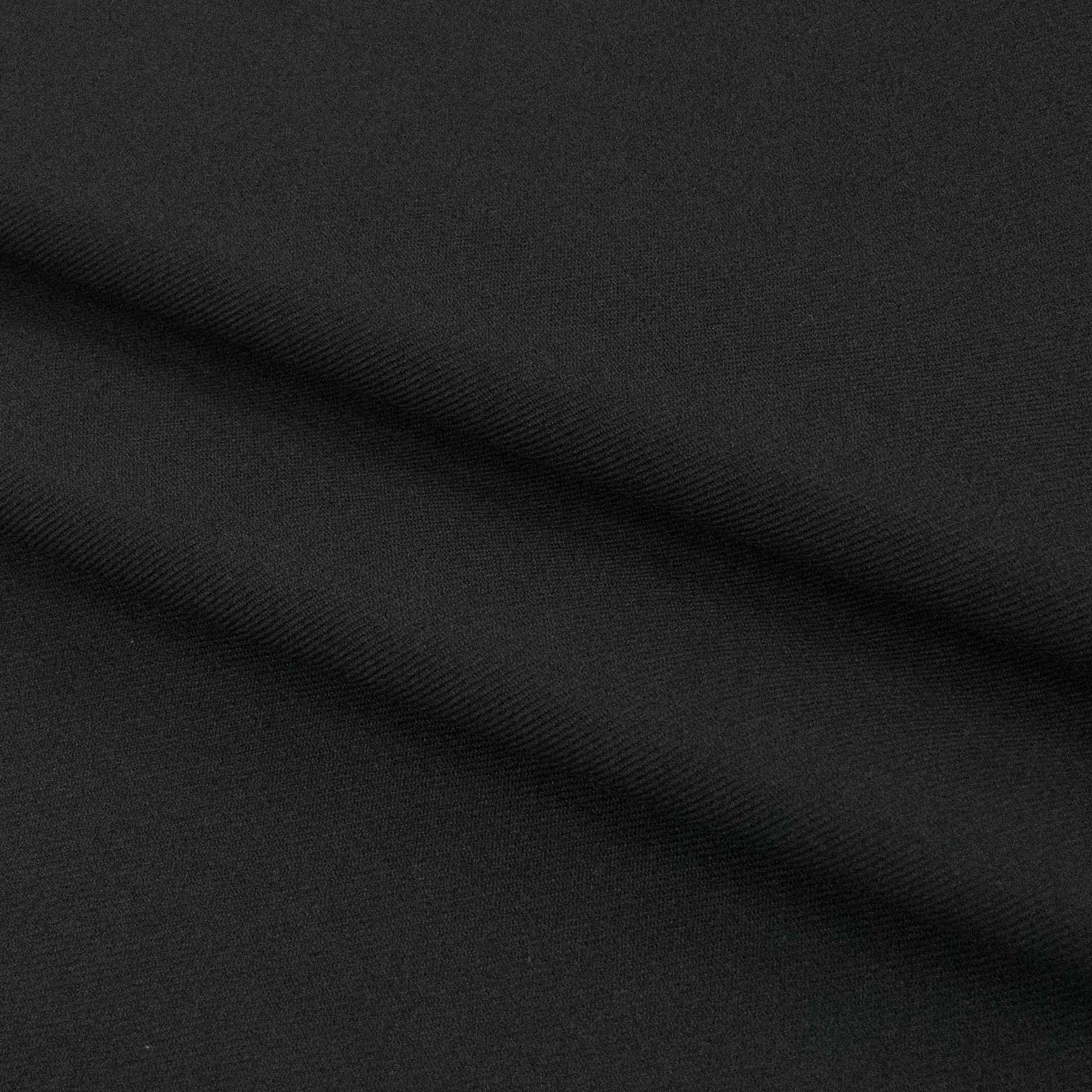 Japanese Twill Wool Suiting Medium Weight Design-25 Black