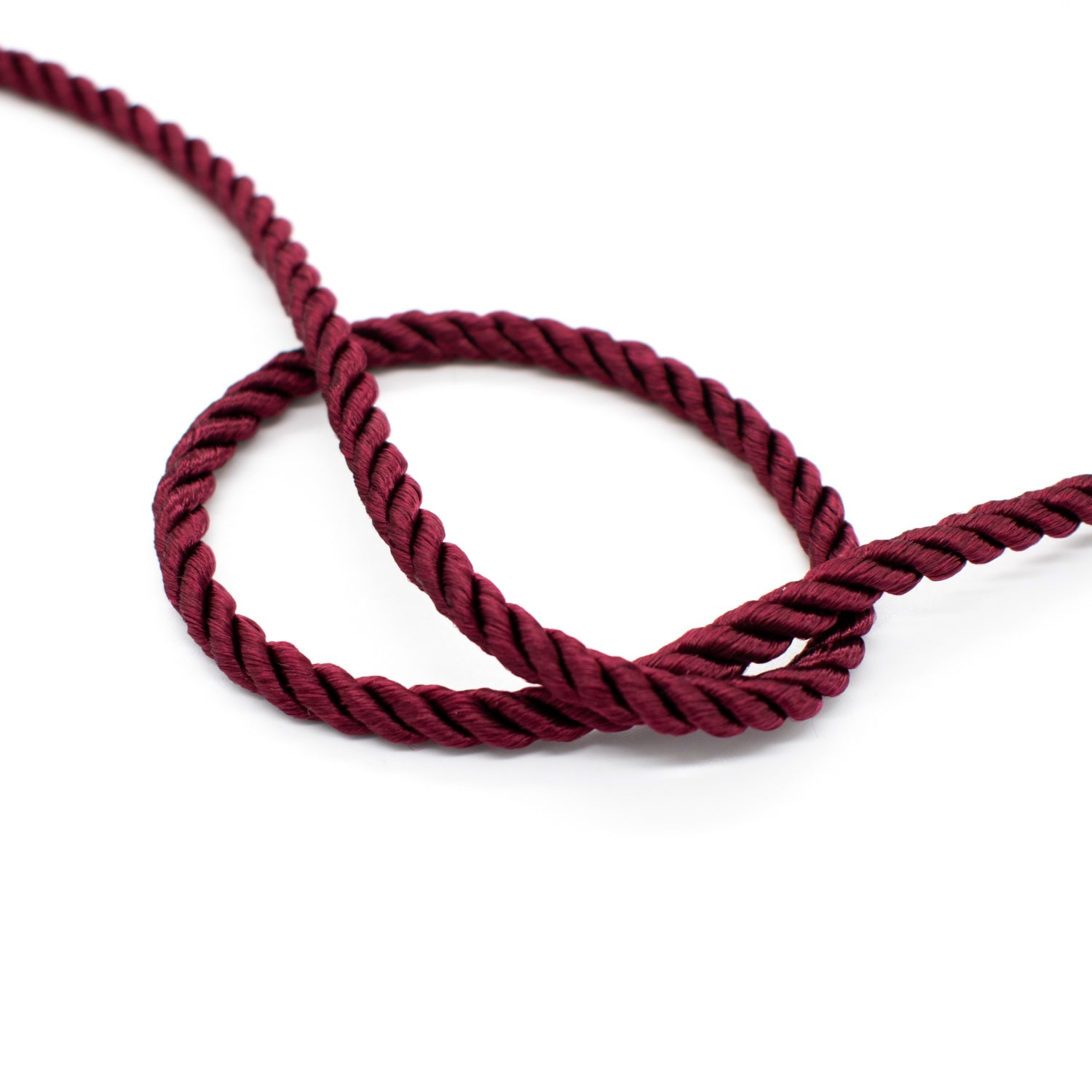 Simplicity Silky Twisted Cord Maroon 4.8mm