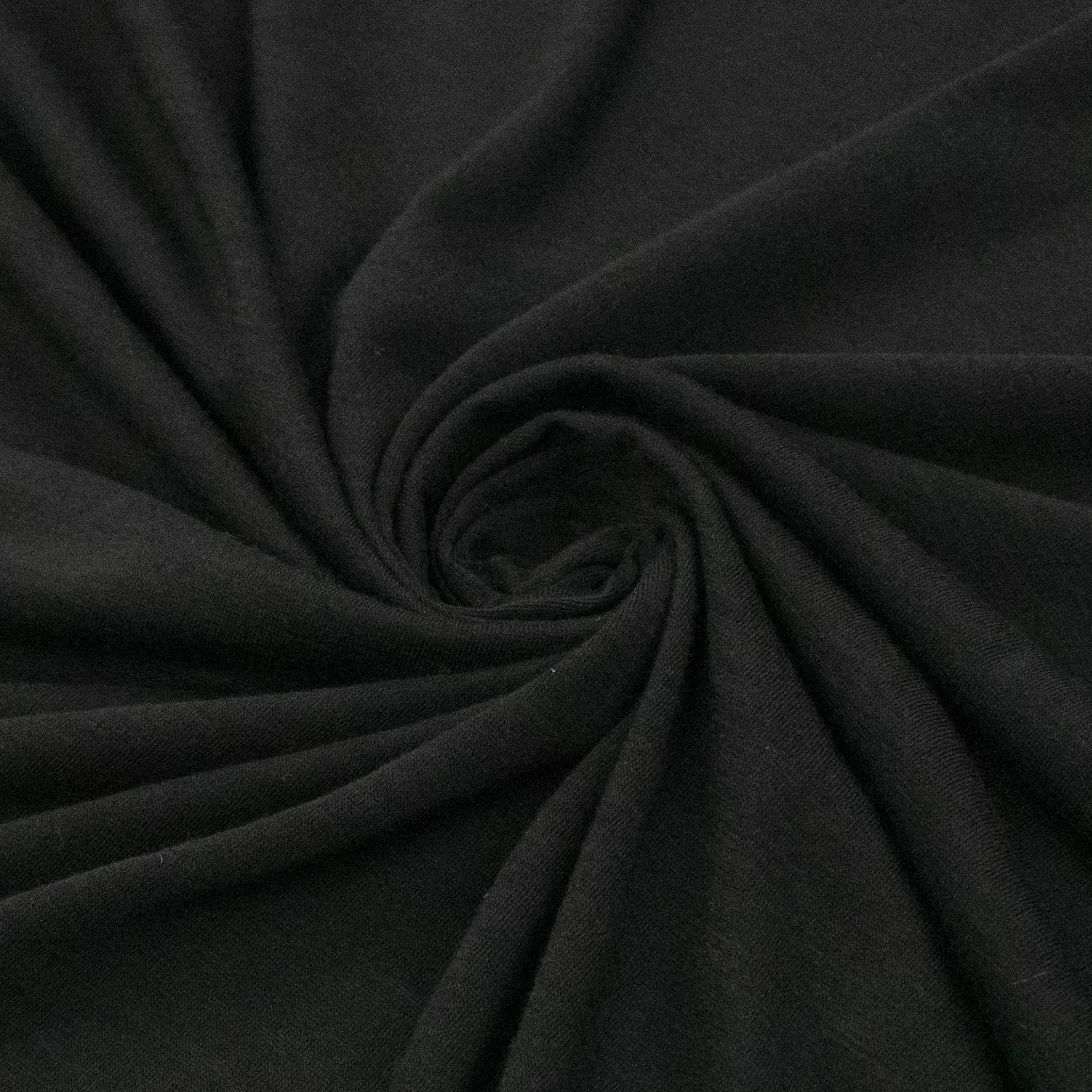 Ultra-Fine Merino Wool Jersey Knit Charcoal