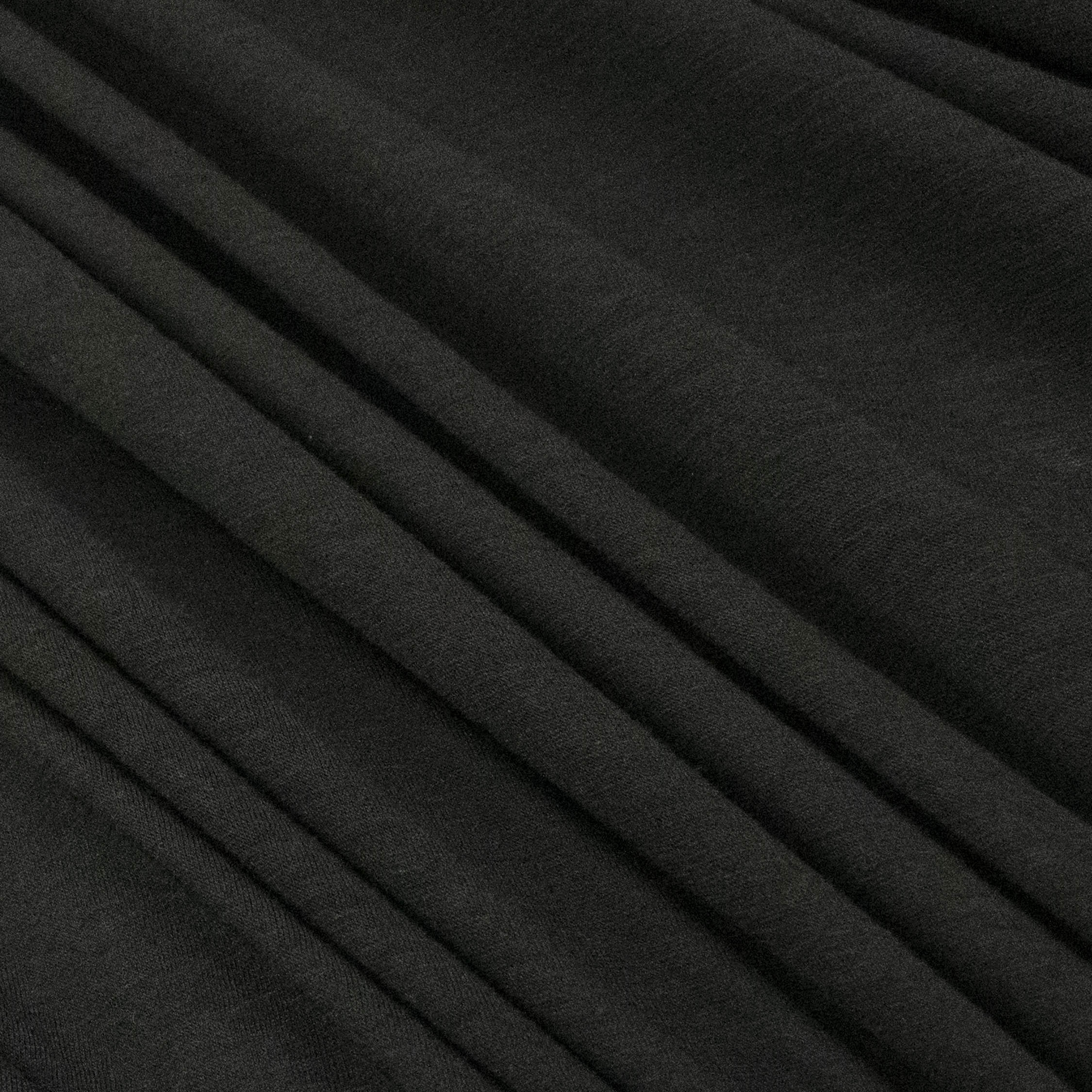 Ultra-Fine Merino Wool Jersey Knit Charcoal