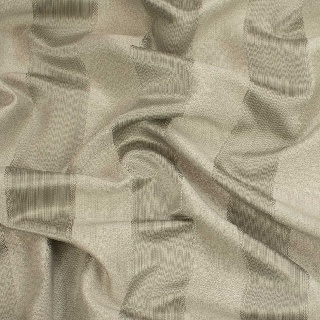 Silver Stripes Jacquard Curtaining/Upholstery Fabric