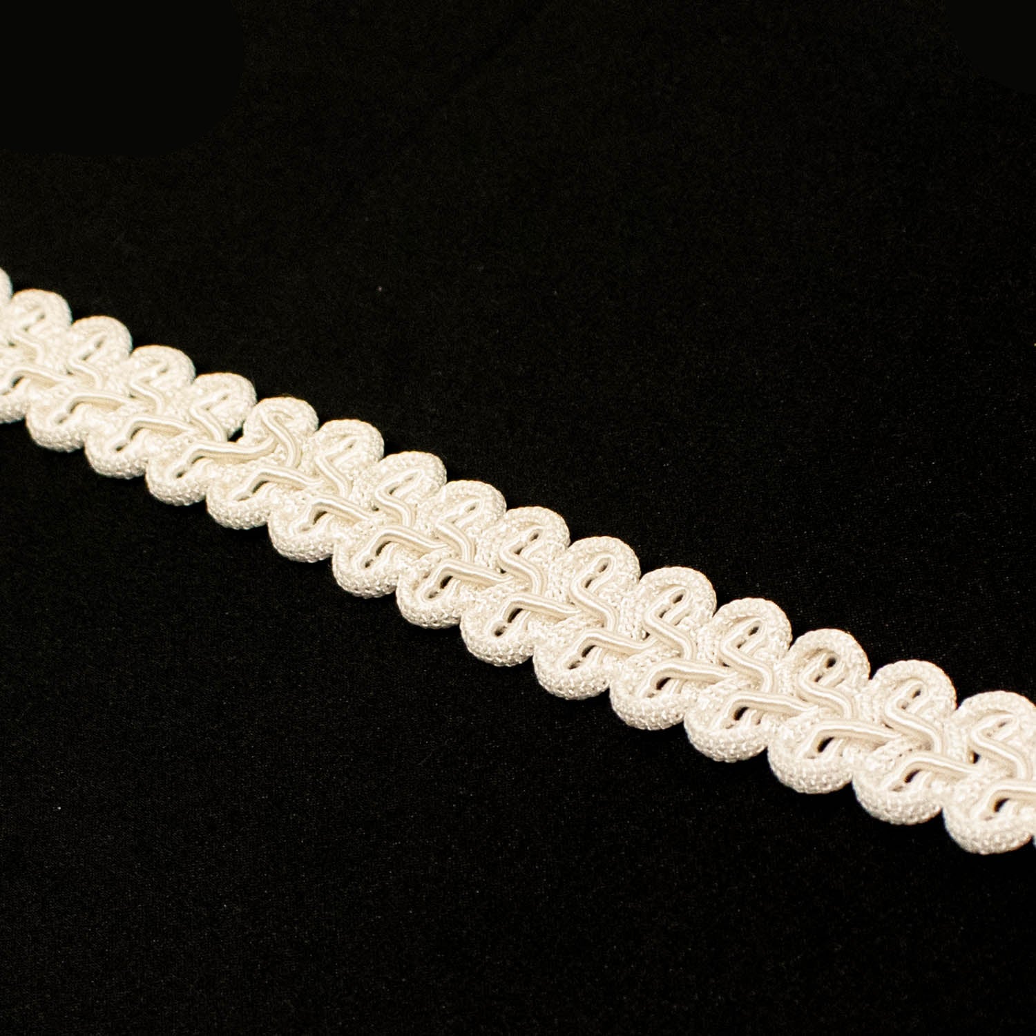 Braid Gimp Lace Trim 20mm Ecru