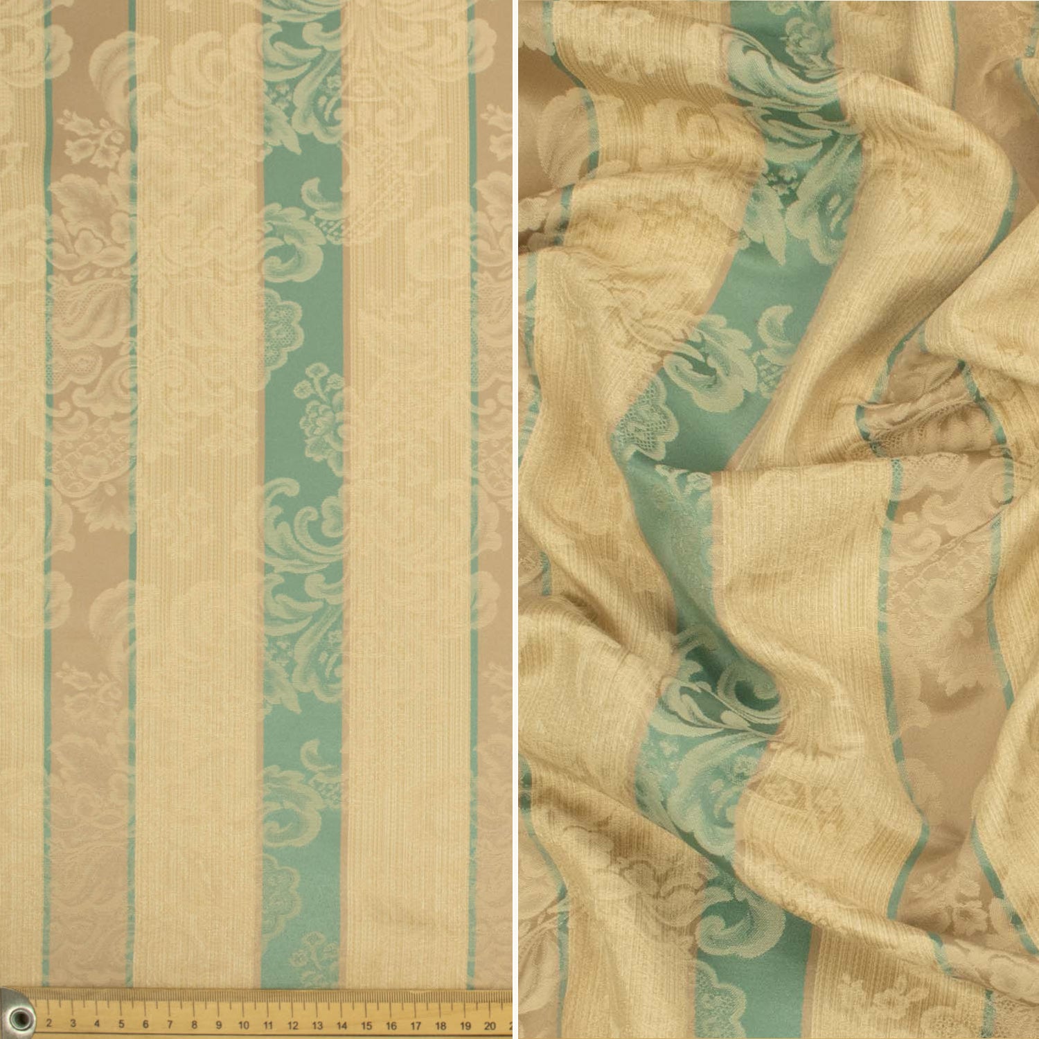 Damask Stripes Jacquard Curtaining/Upholstery 150CM