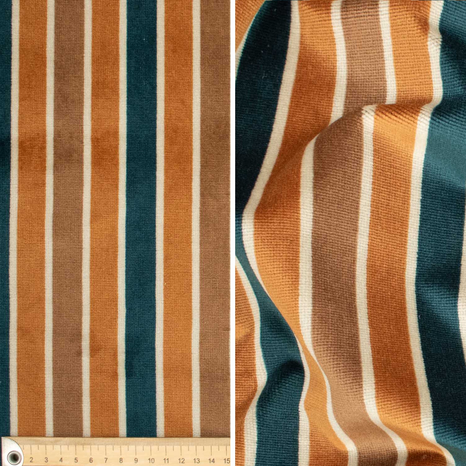 Stripes Chenille Curtaining/Upholstery Fabric