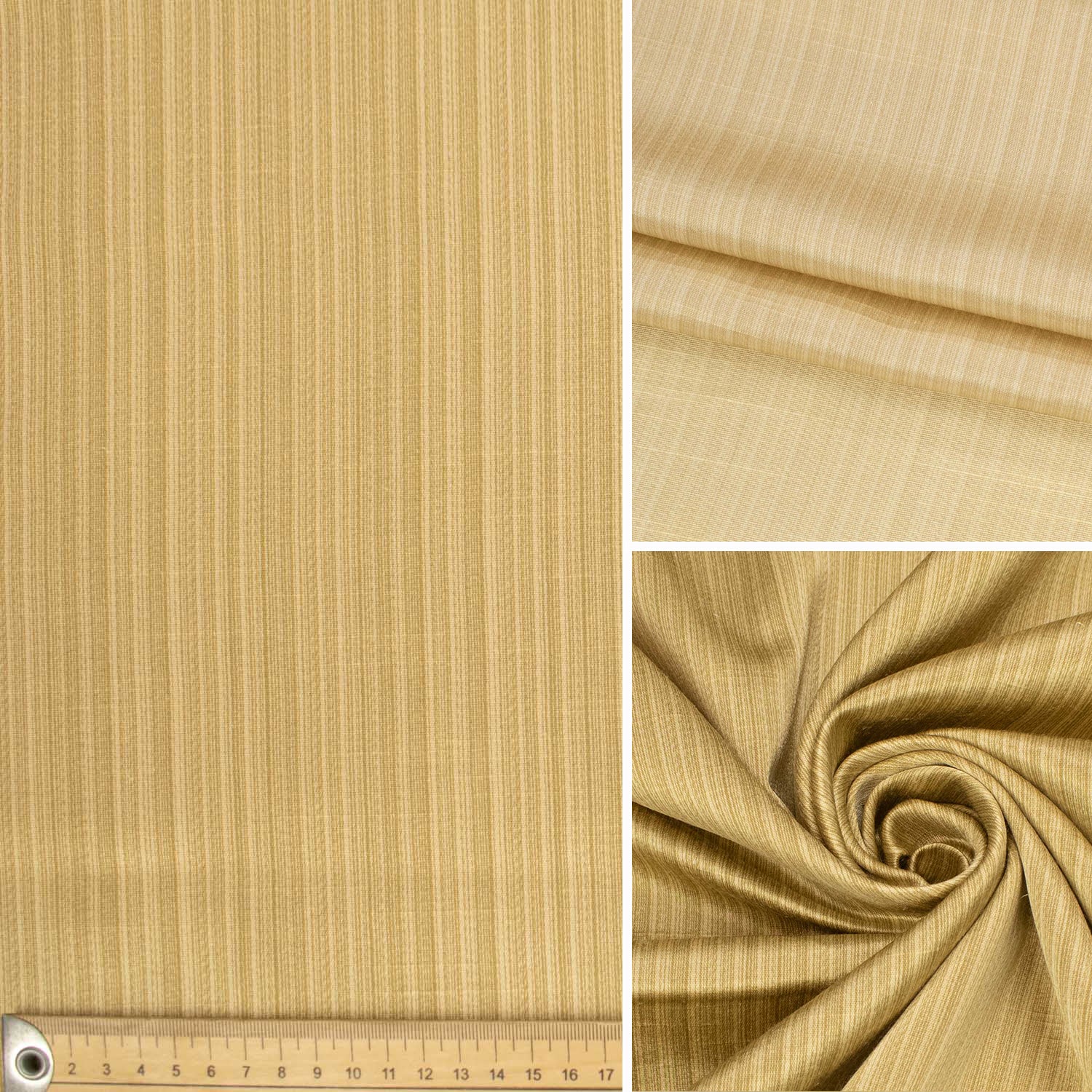 Via by Zepel Curtaining/Upholstery Stripes Sateen Jacquard