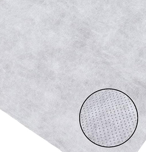 Iron On/Fusible Interfacing Fabric - Heavy Weight 75cm Wide - 2 Metres -  White (Non-Woven) : : Home & Kitchen