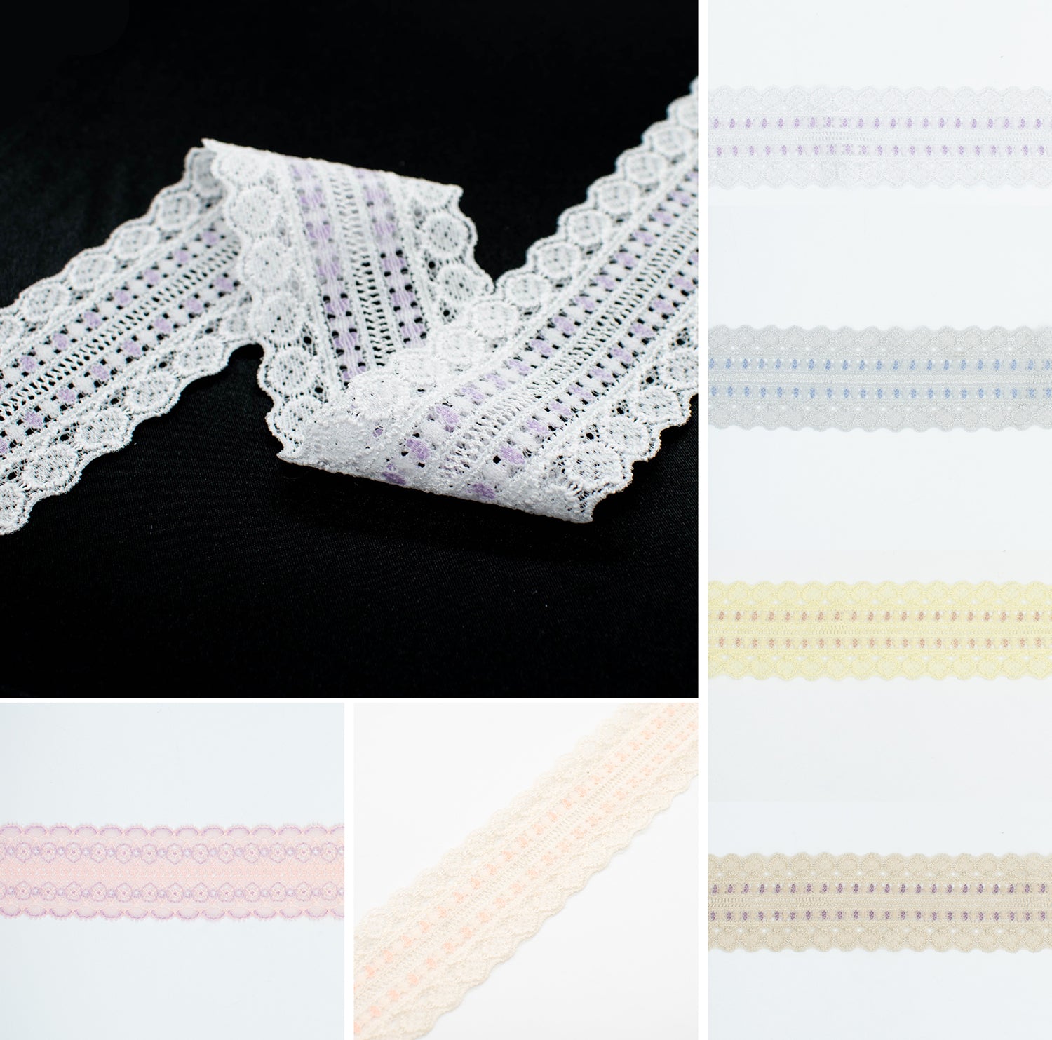 Vintage Stretch Lace Trim 4.5cm