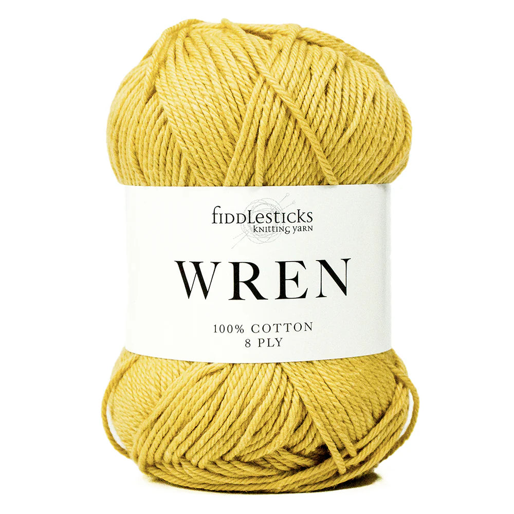 Fiddlesticks 100% Cotton 8 Ply Wren Yarn