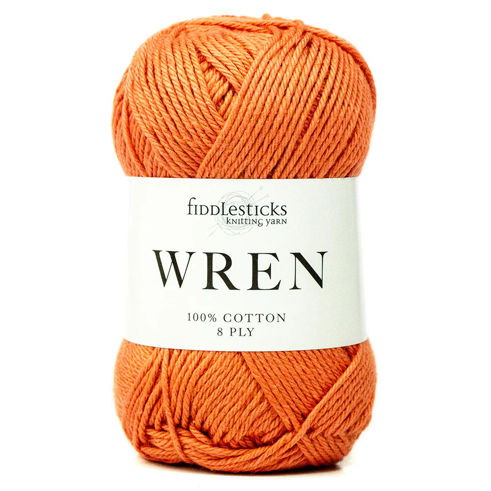 Fiddlesticks 100% Cotton 8 Ply Wren Yarn