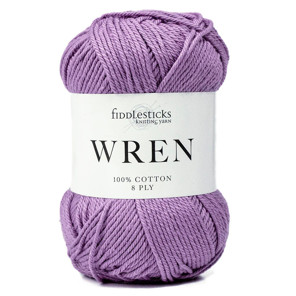 Fiddlesticks 100% Cotton 8 Ply Wren Yarn